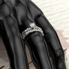 0.86ct Brilliant Diamond Gold Twist Bridal Set - 02US18B